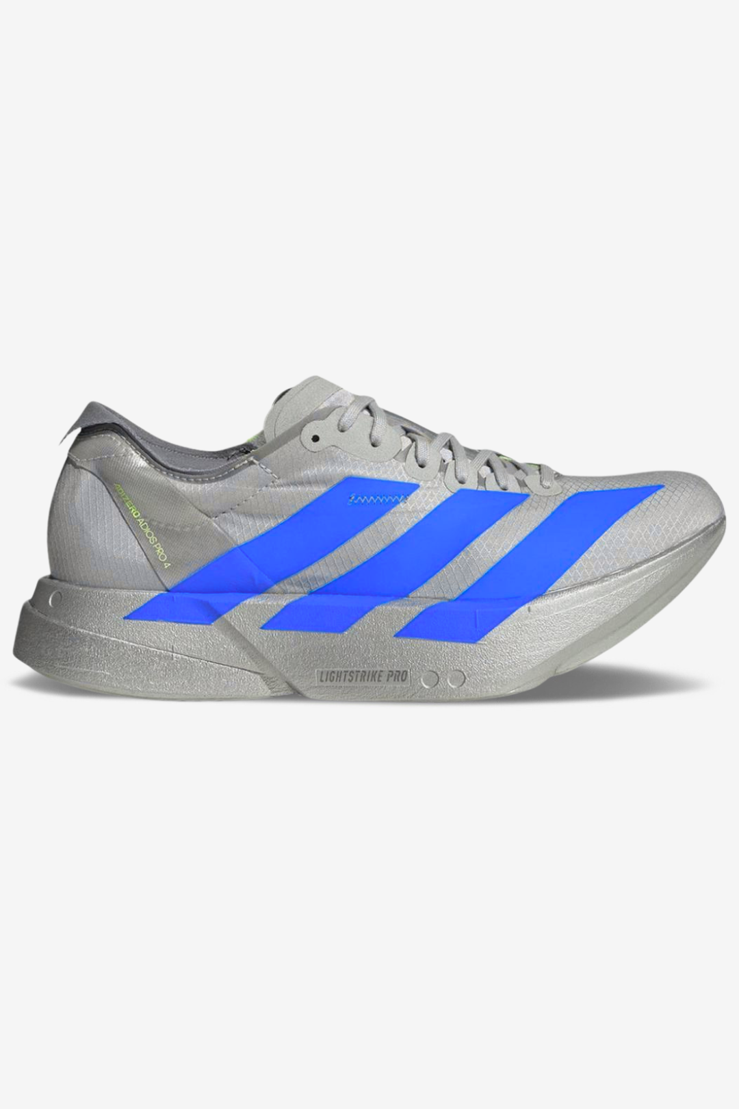 Tênis Adidas Adizero Adios Pro 4 Cinza Metálico/Azul
