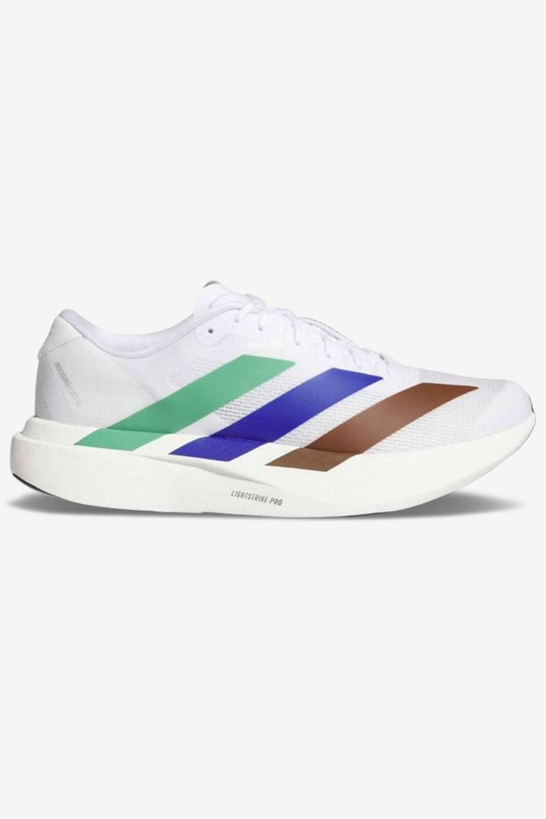 Tênis Adidas Adizero EVO SL - Branco/Verde/Azul/Marrom