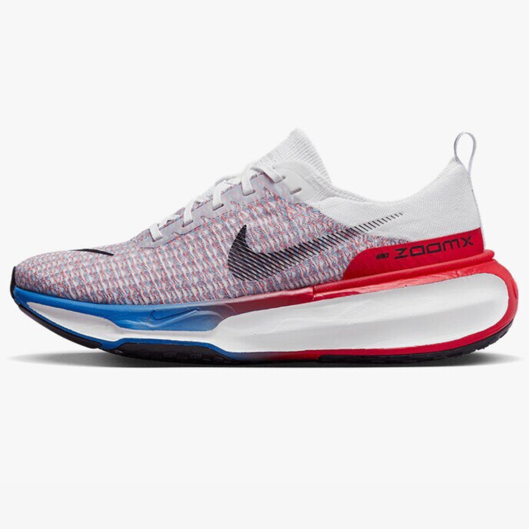 Tênis Nike Invincible Run 3 - Branco/Azul/Vermelho