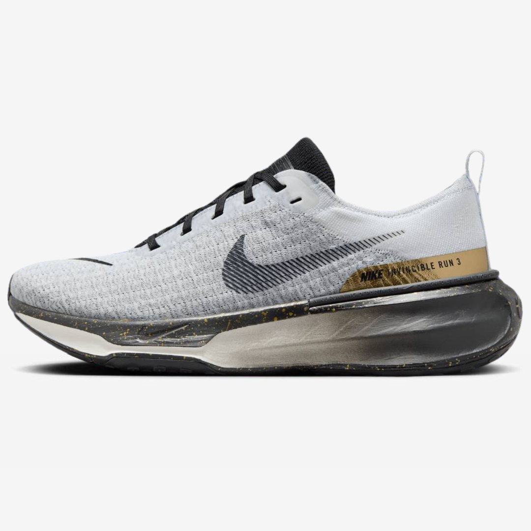 Tênis Nike Invincible Run 3 - Cinza/Preto Gold