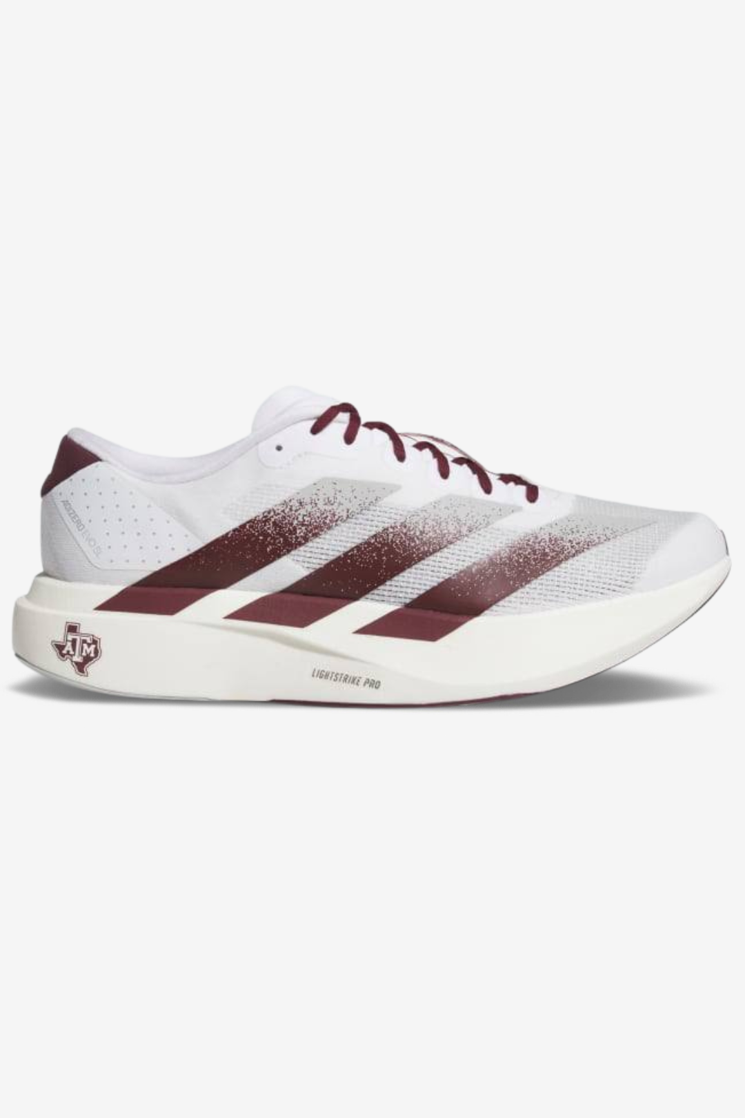 Tênis Adidas Adizero EVO SL - Branco/Vermelho Vinho