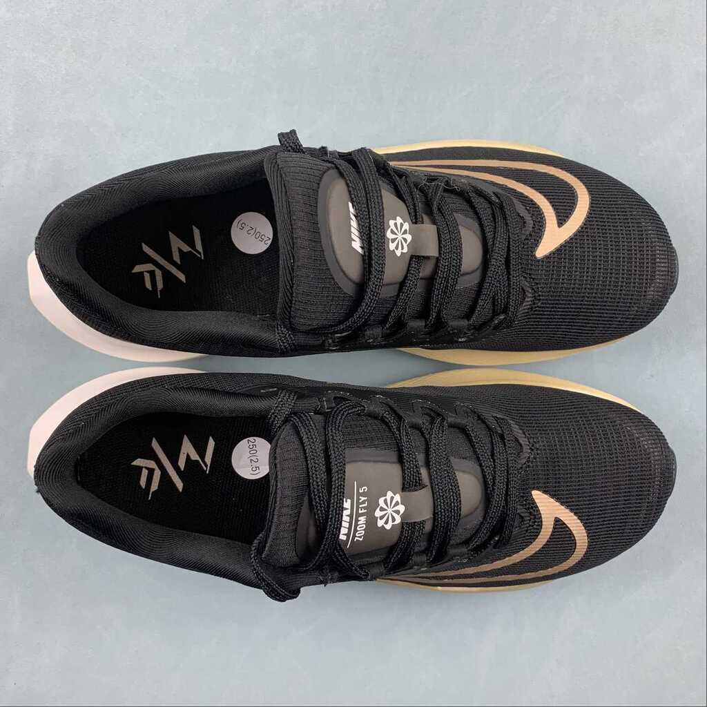 Tênis Nike Zoom Fly 5 Preto Ouro