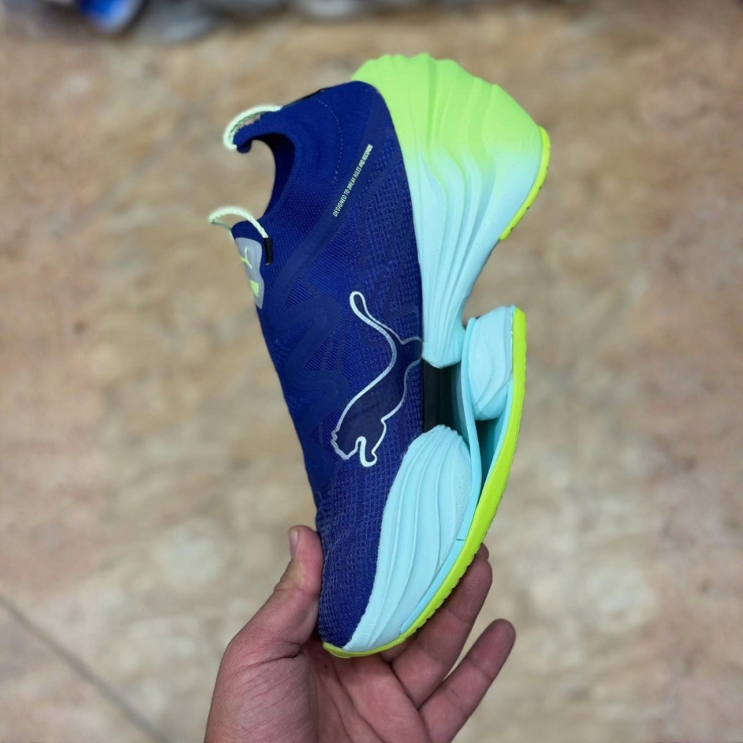 Tênis Puma Fast-RB Nitro Elite - Azul/Verde