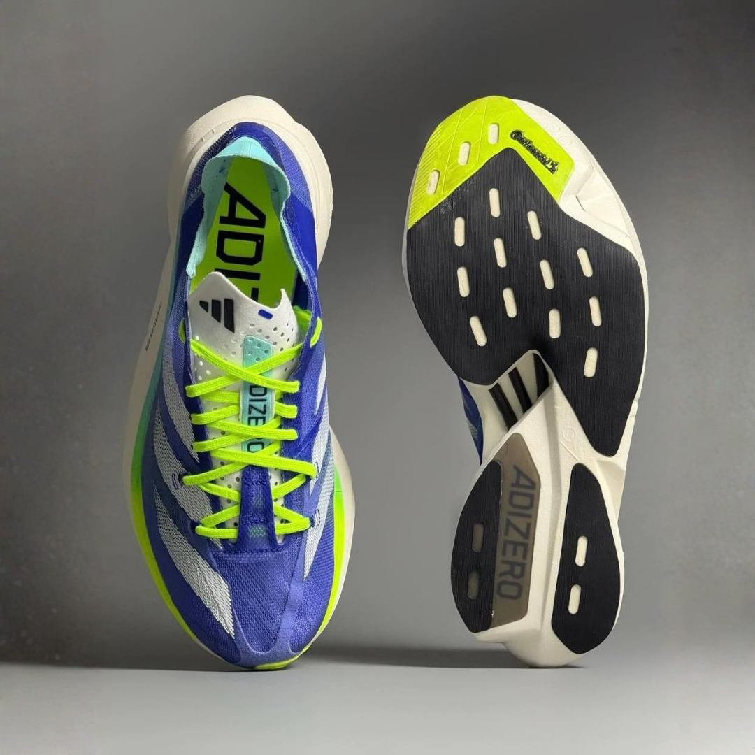 Tênis Adidas Adizero Adios Pro 3 - Azul Royal/Verde Neon