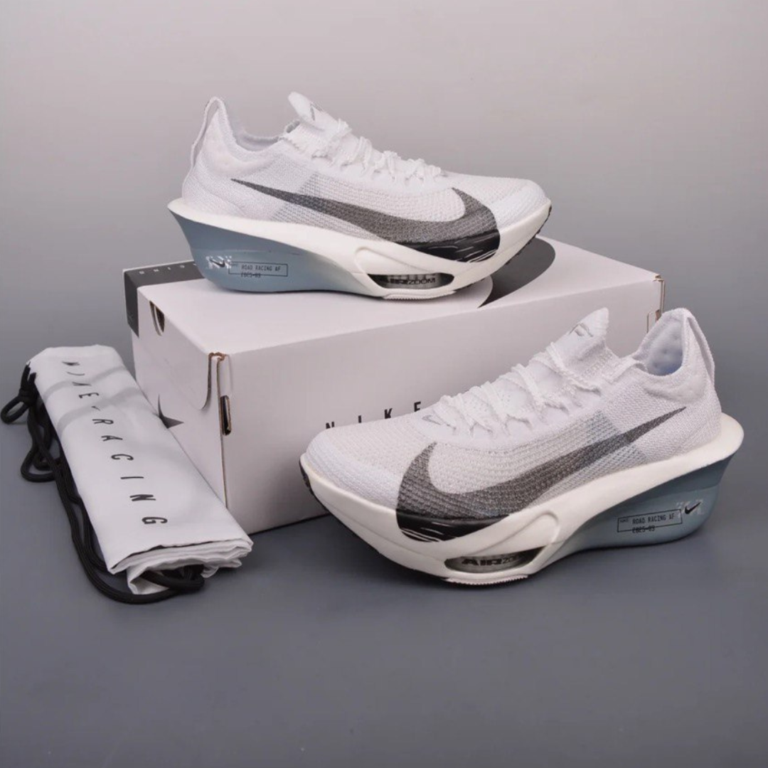Tênis Nike ZoomX ALPHAFLY Next% 3 - Branco/Cinza