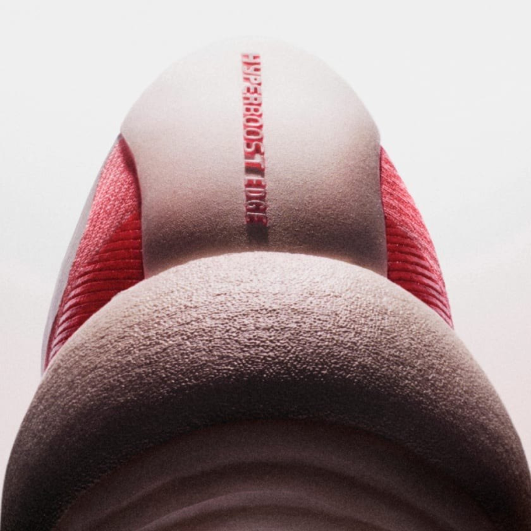 Tênis Adidas Hyperboost Edge - Branco/Vermelho