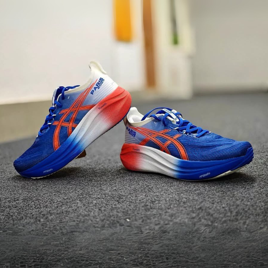 Tênis Asics Gel - Nimbus 27 Paris - Azul/Vermelho/Branco