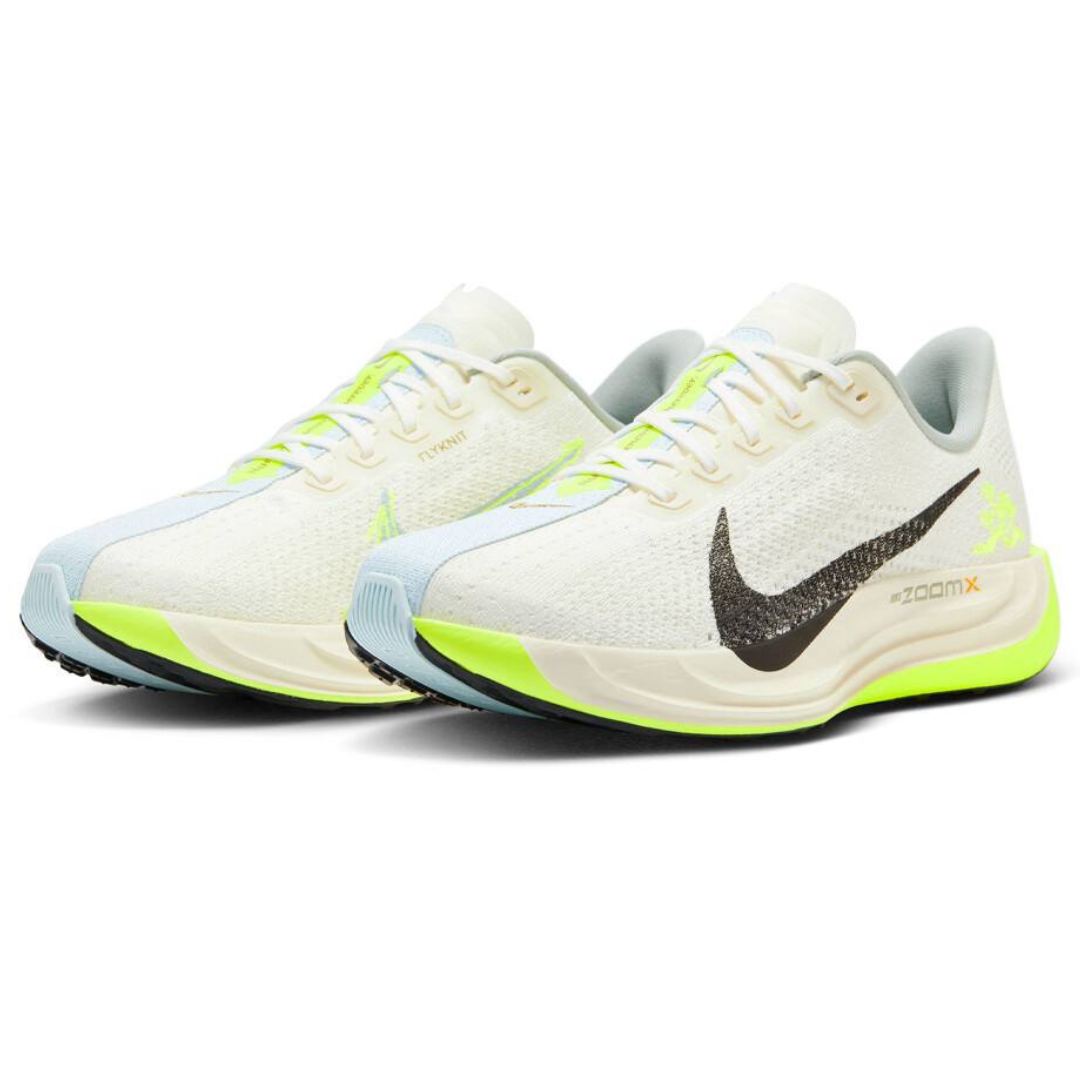 Tênis Nike Air Zoom Pegasus Plus - Marfim Claro/Volt