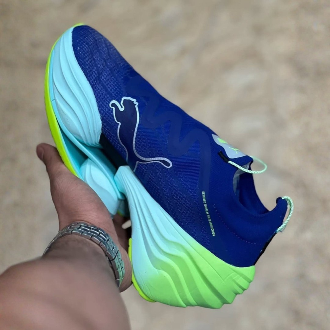 Tênis Puma Fast-RB Nitro Elite - Azul/Verde