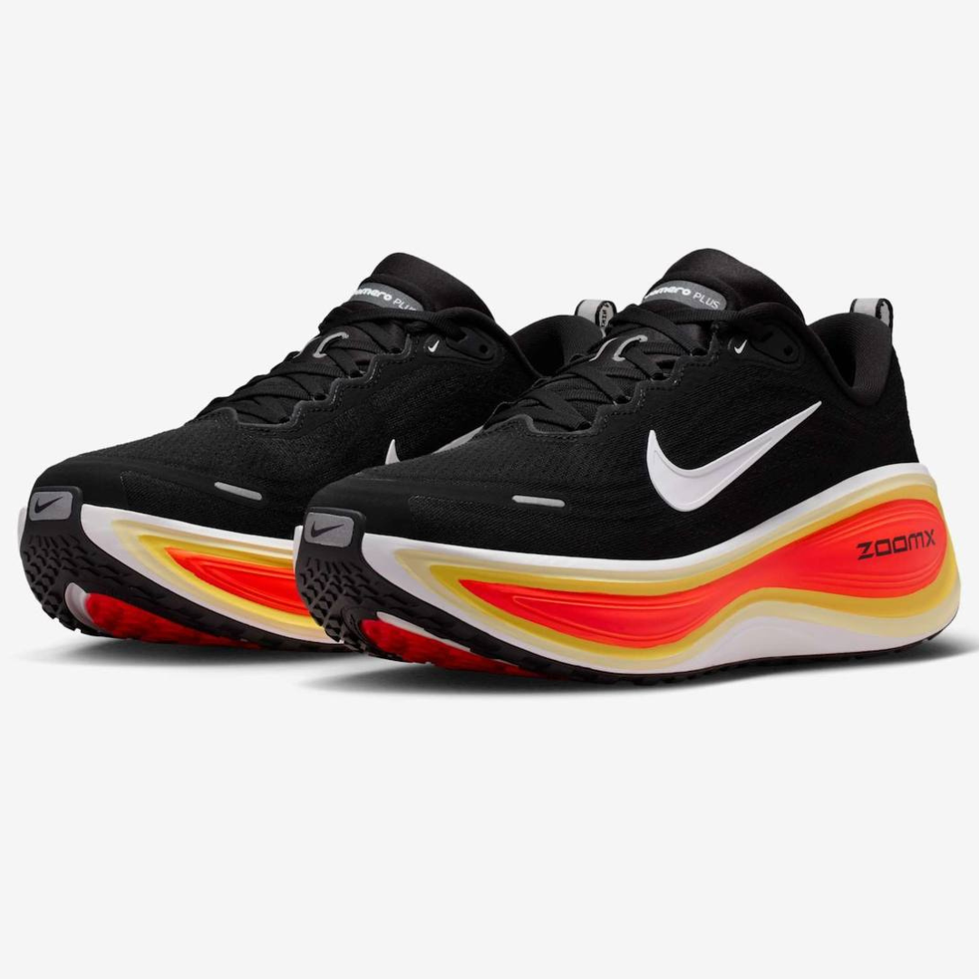 Tênis Nike Vomero Plus - Preto/Vermelho