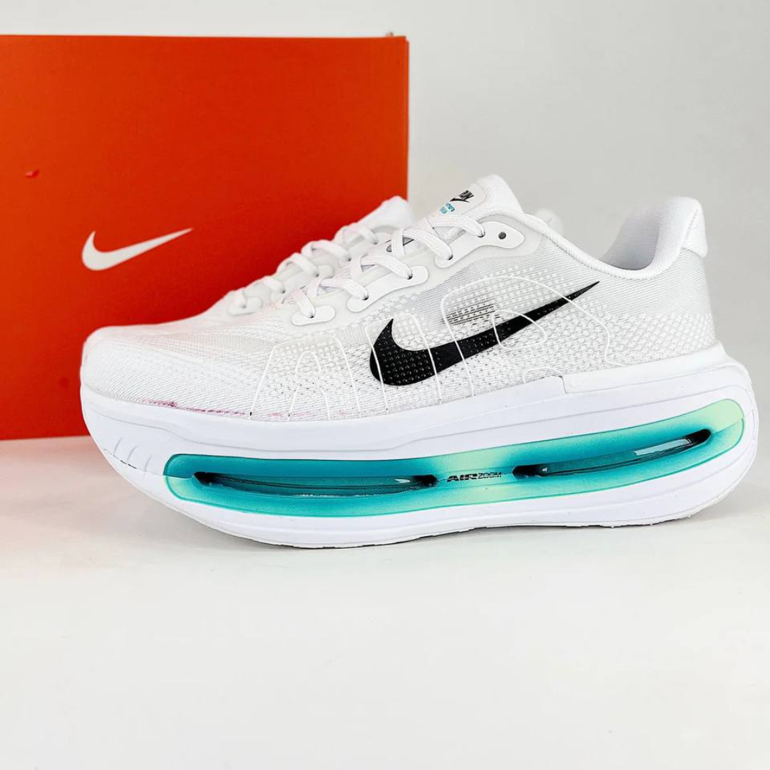 Tênis Nike Vomero Premium - Branco/Azul Turquesa