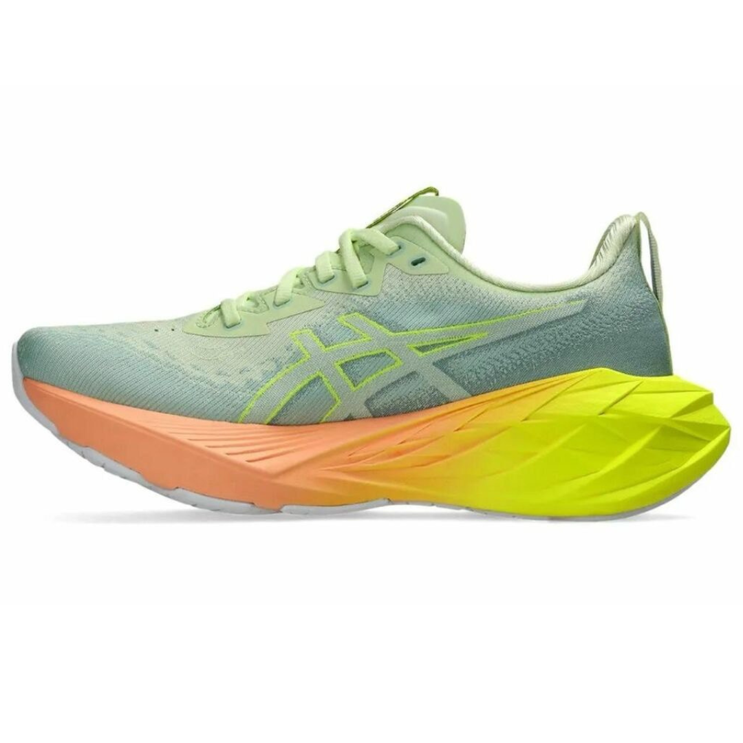 Tênis Asics Novablast™ 4 Paris - Verde/Laranja