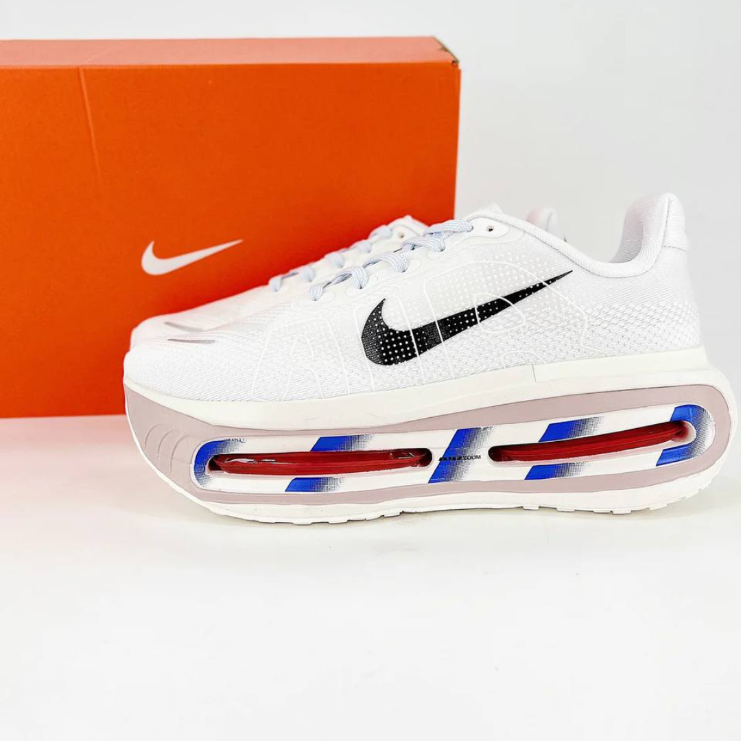 Tênis Nike Vomero Premium - Branco/Azul/Vermelho