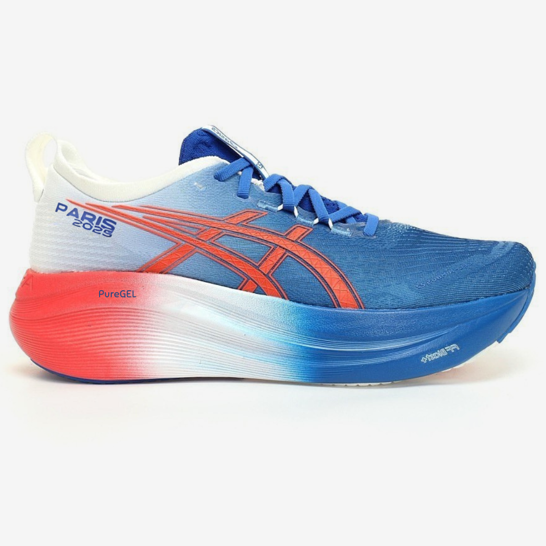Tênis Asics Gel - Nimbus 27 Paris - Azul/Vermelho/Branco