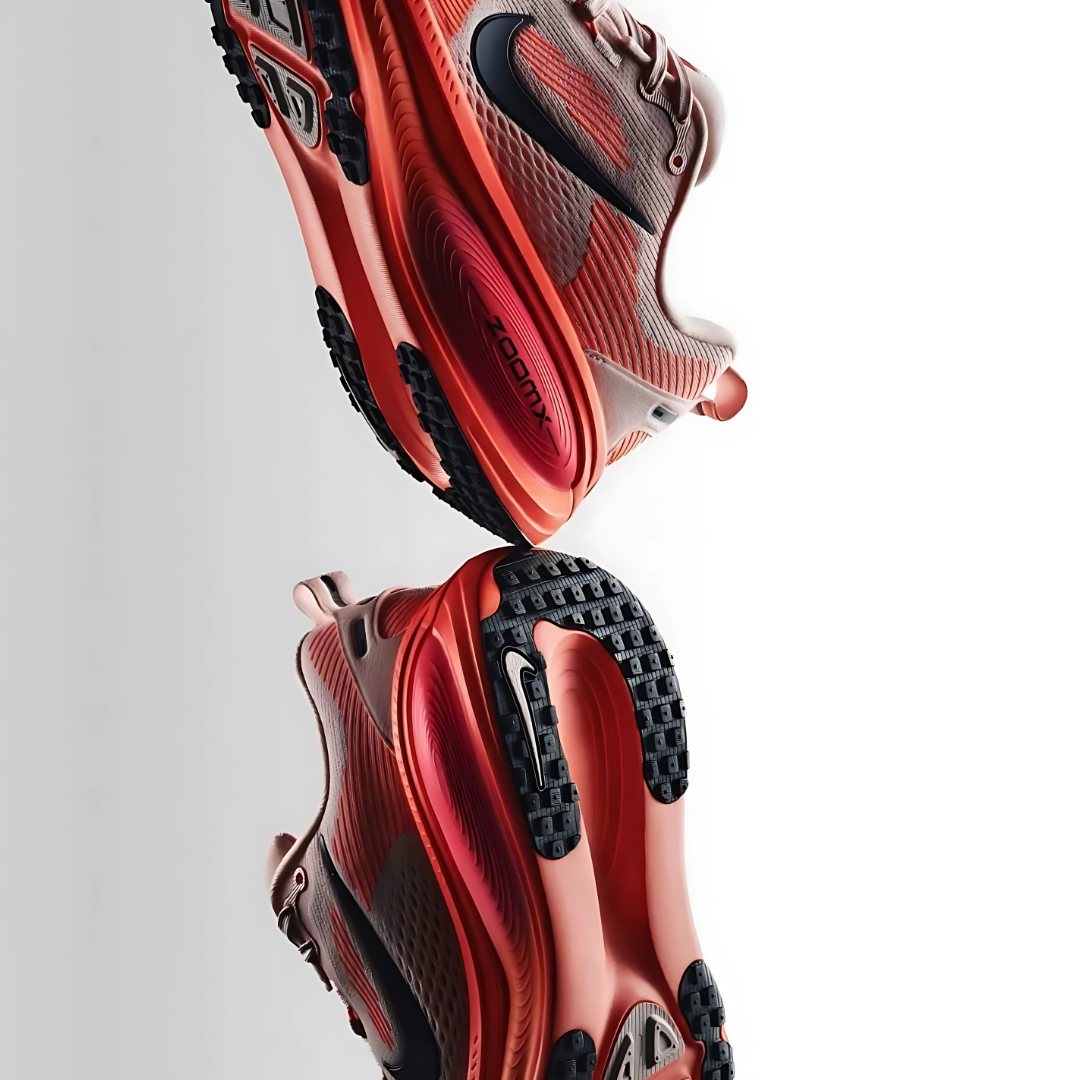 Tênis Nike Vomero 18 - Laranja/Vermelho