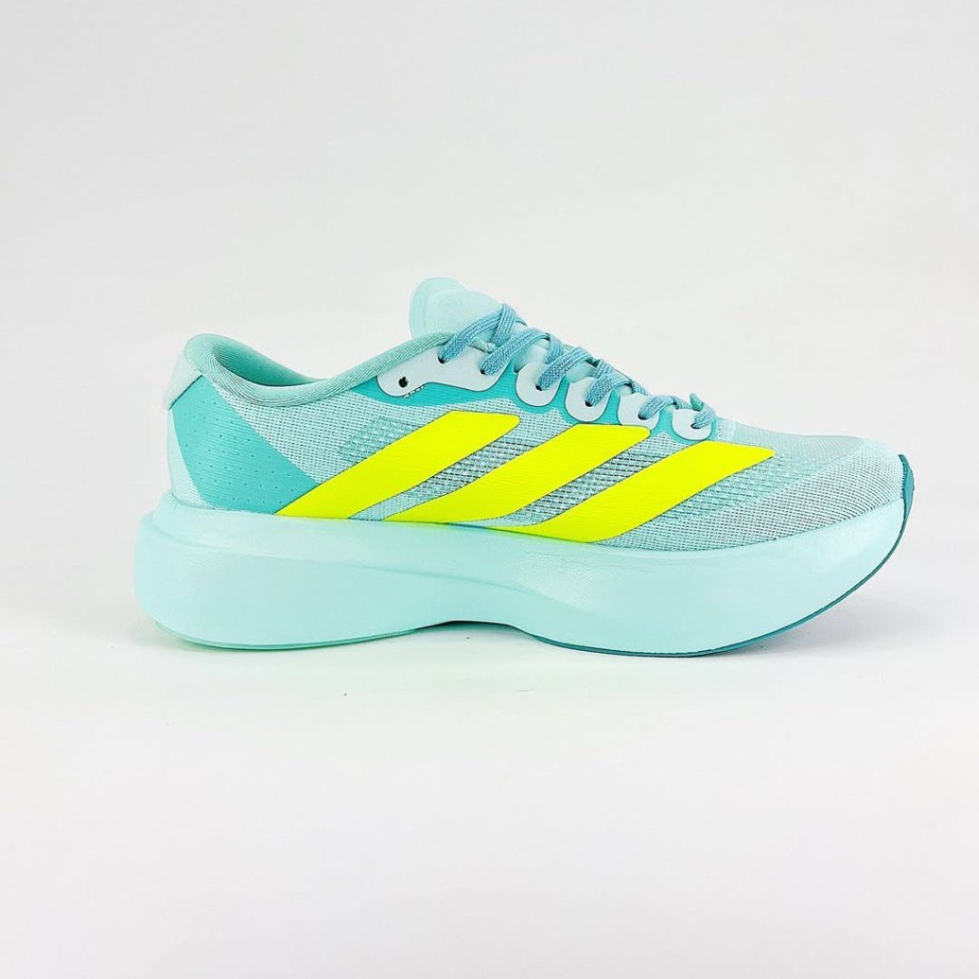 Tênis Adidas Adizero EVO SL - Semi Flash Aqua/Lucid Lemon/Mint Ton