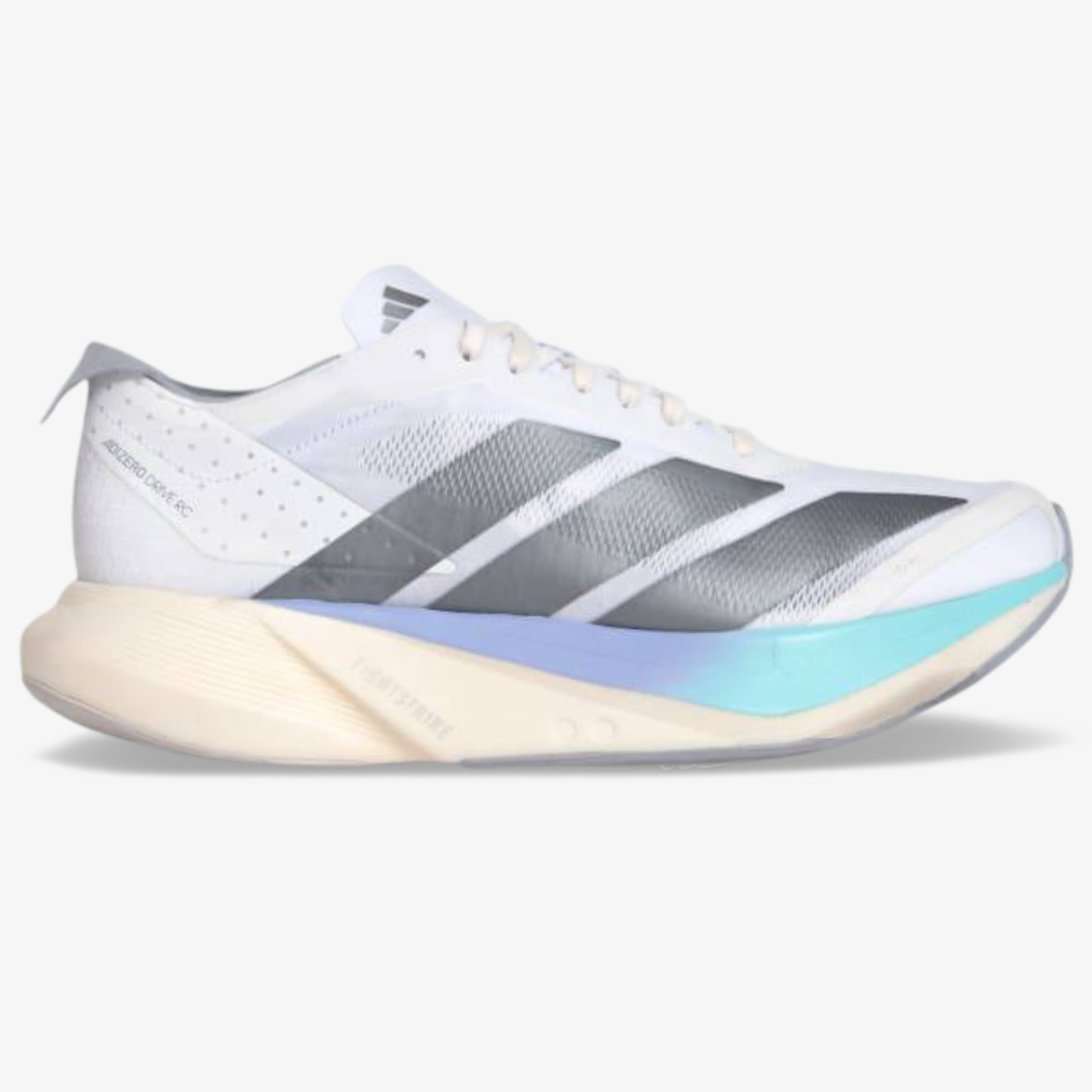 Tênis Adidas Adizero Drive RC - Cloud White/Iron Metallic/Flash Aqua