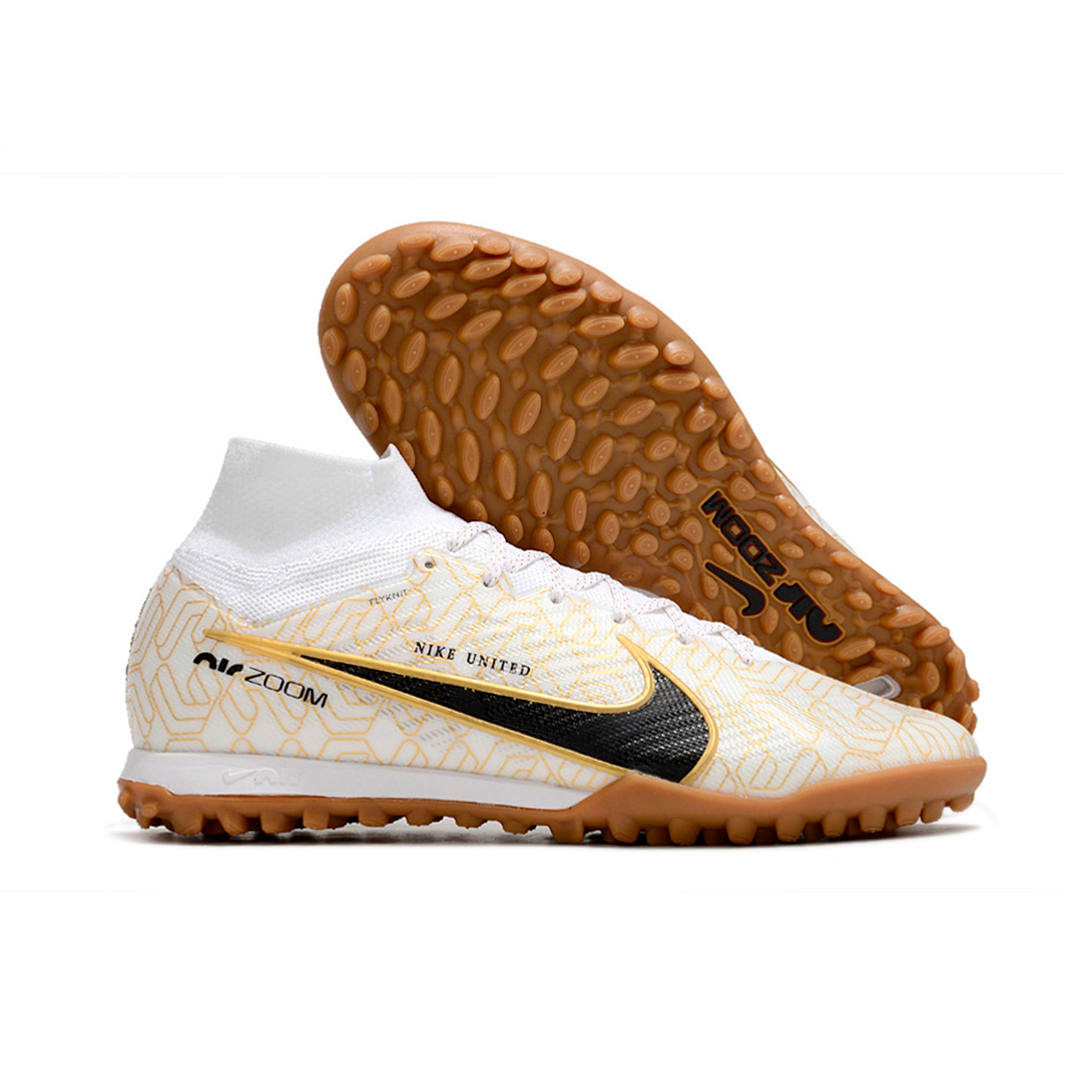 Chuteira Nike Air Zoom Mercurial Superfly 9 Society Elite United Golden