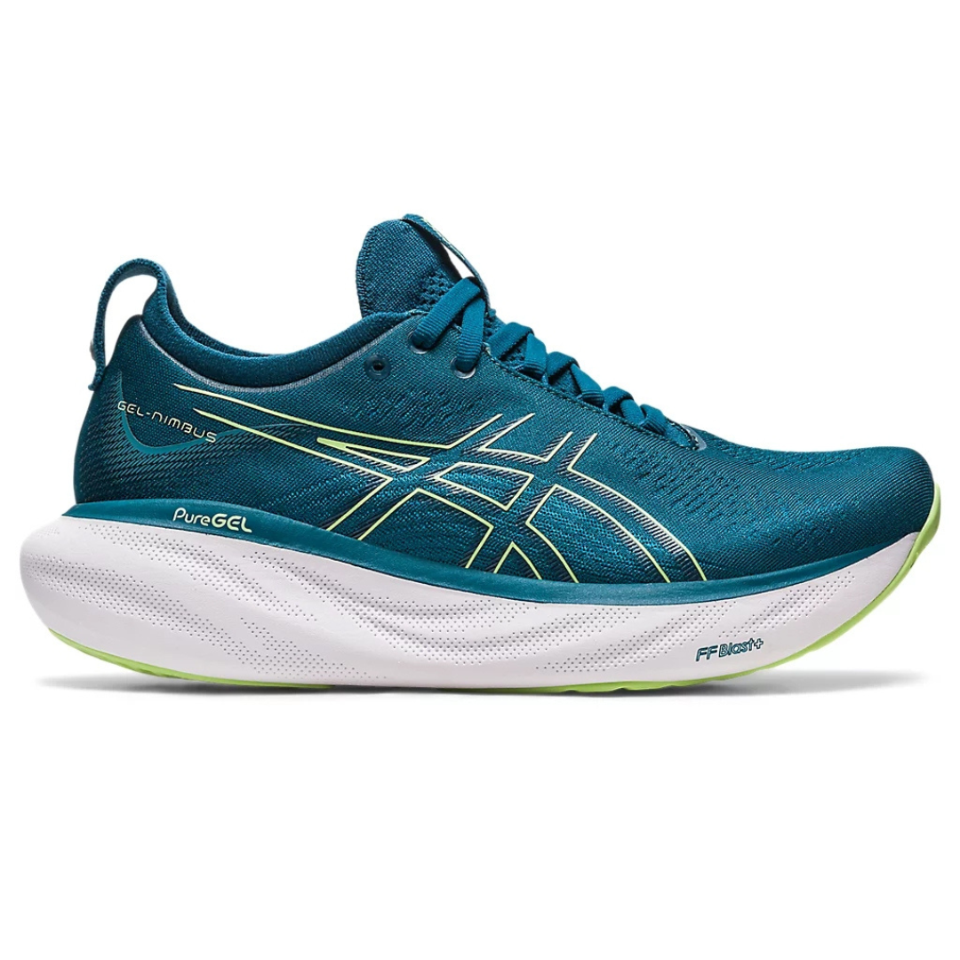 Tênis Asics Gel - Nimbus™ 25 Azul com Verde