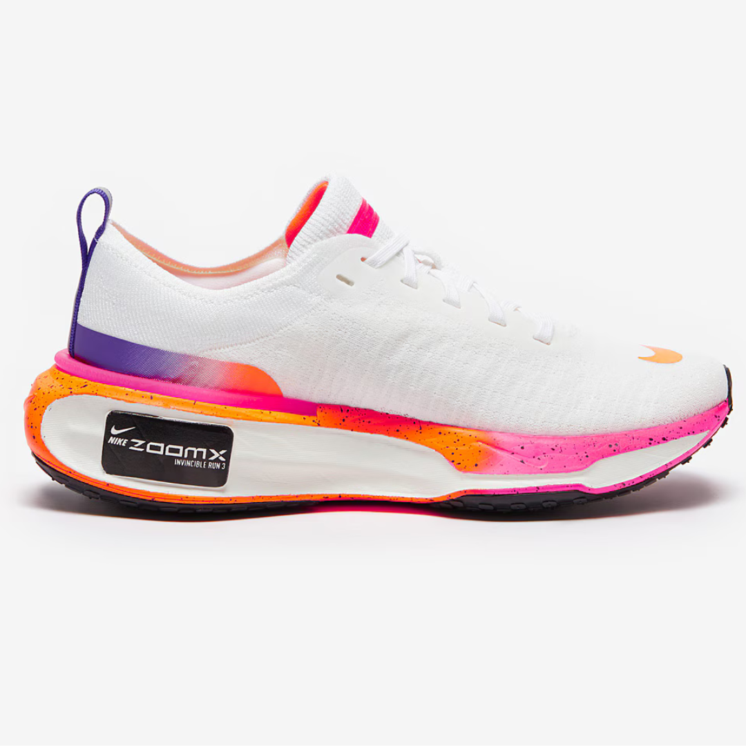 Tênis Nike Invincible Run 3 - Branco/Hyper Rosa