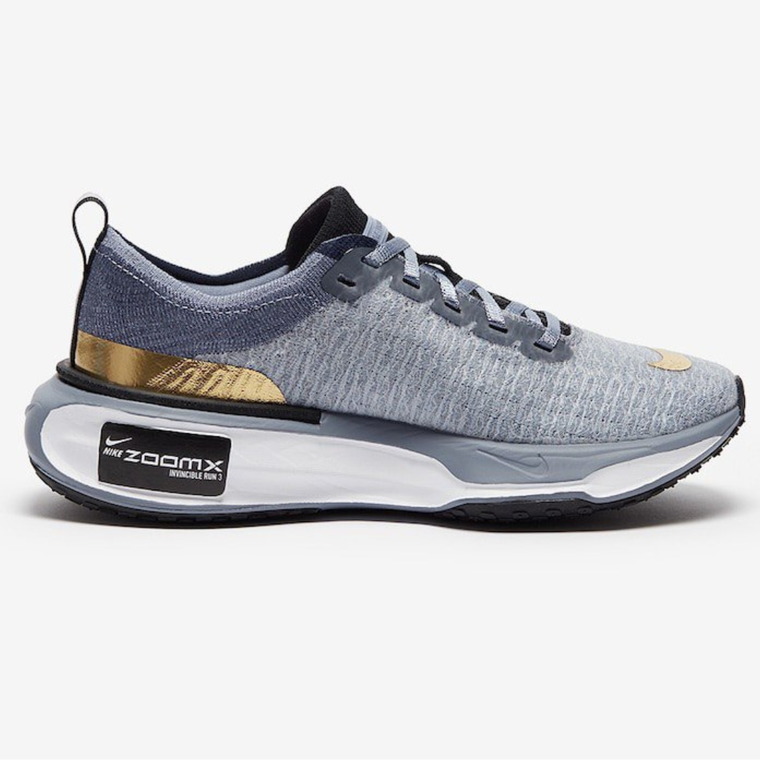 Tênis Nike Invincible Run 3 - Azul/Dourado