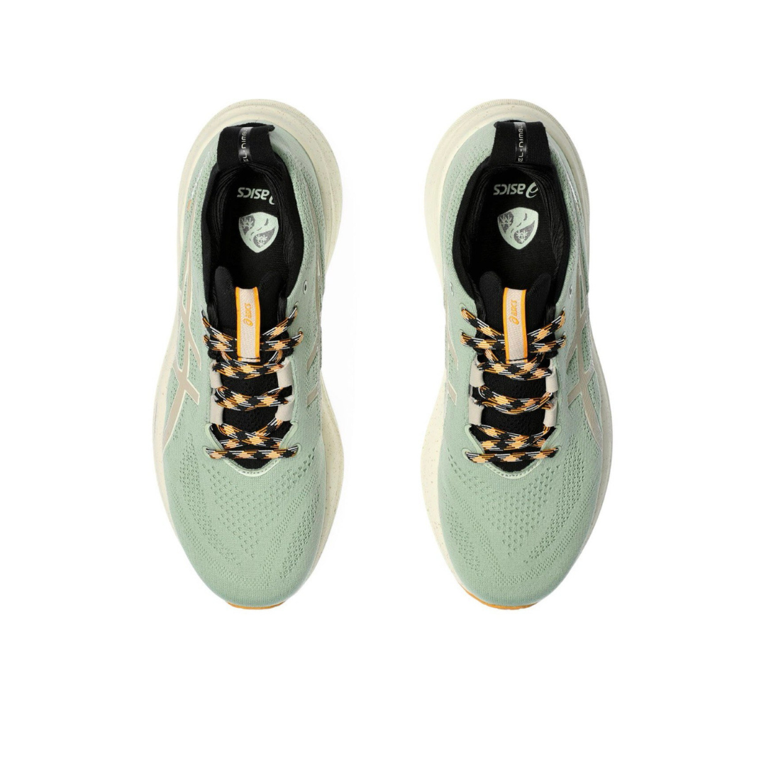 Tênis Asics Gel - Nimbus 26 TR - Verde/Creme/Laranja