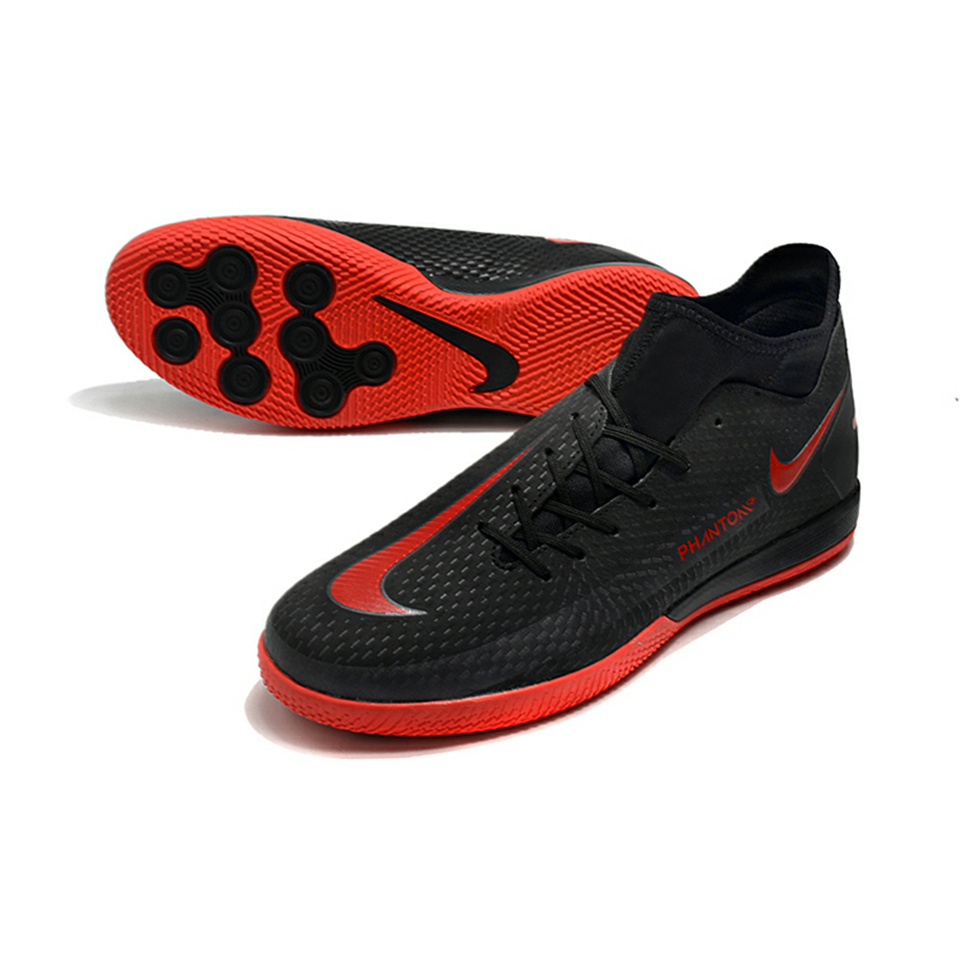 Chuteira Nike Phantom GT Futsal Pro Preto/Vermelho