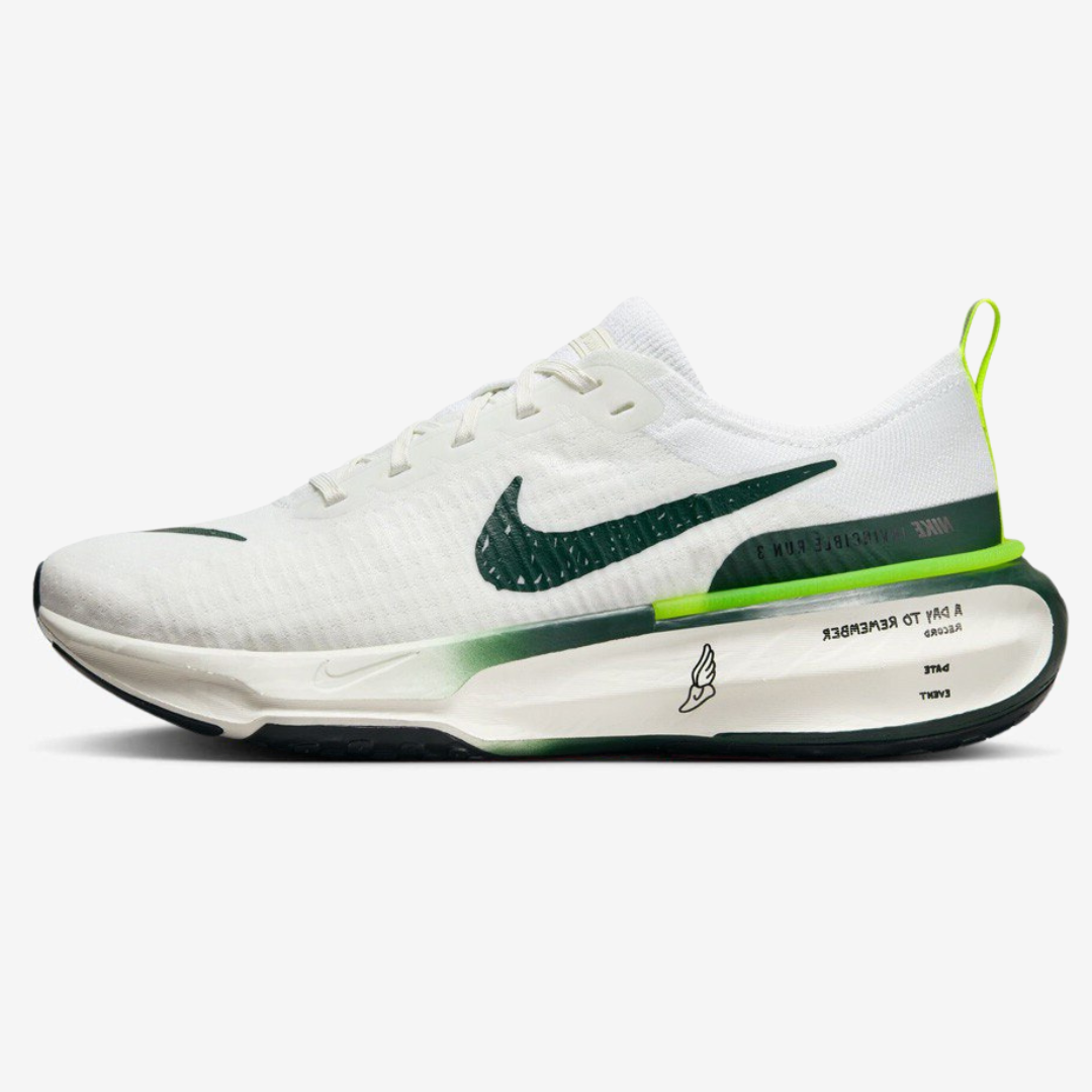 Tênis Nike Invincible Run 3 White Pro Green Volt Black