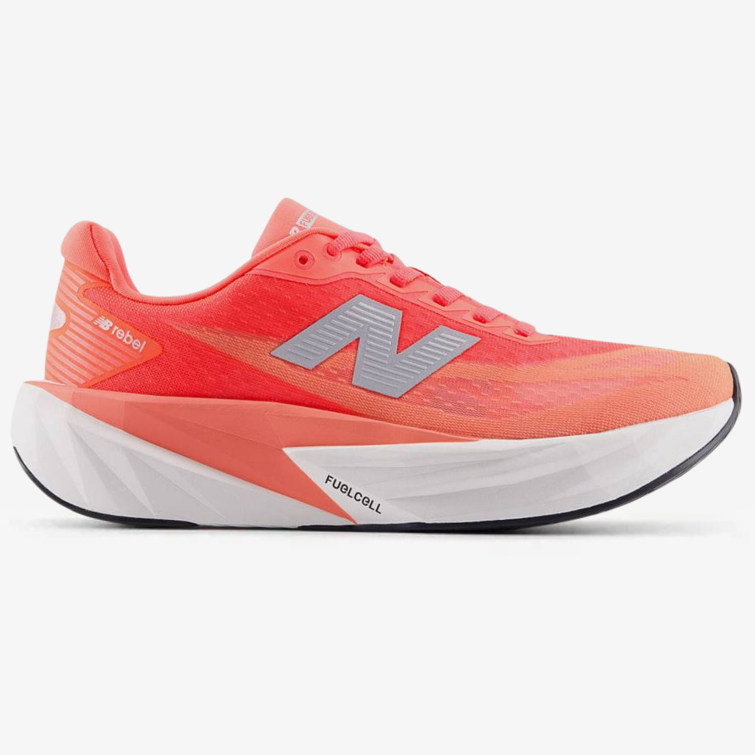 Tênis New Balance Fuelcell Rebel V5 - Coral Neon
