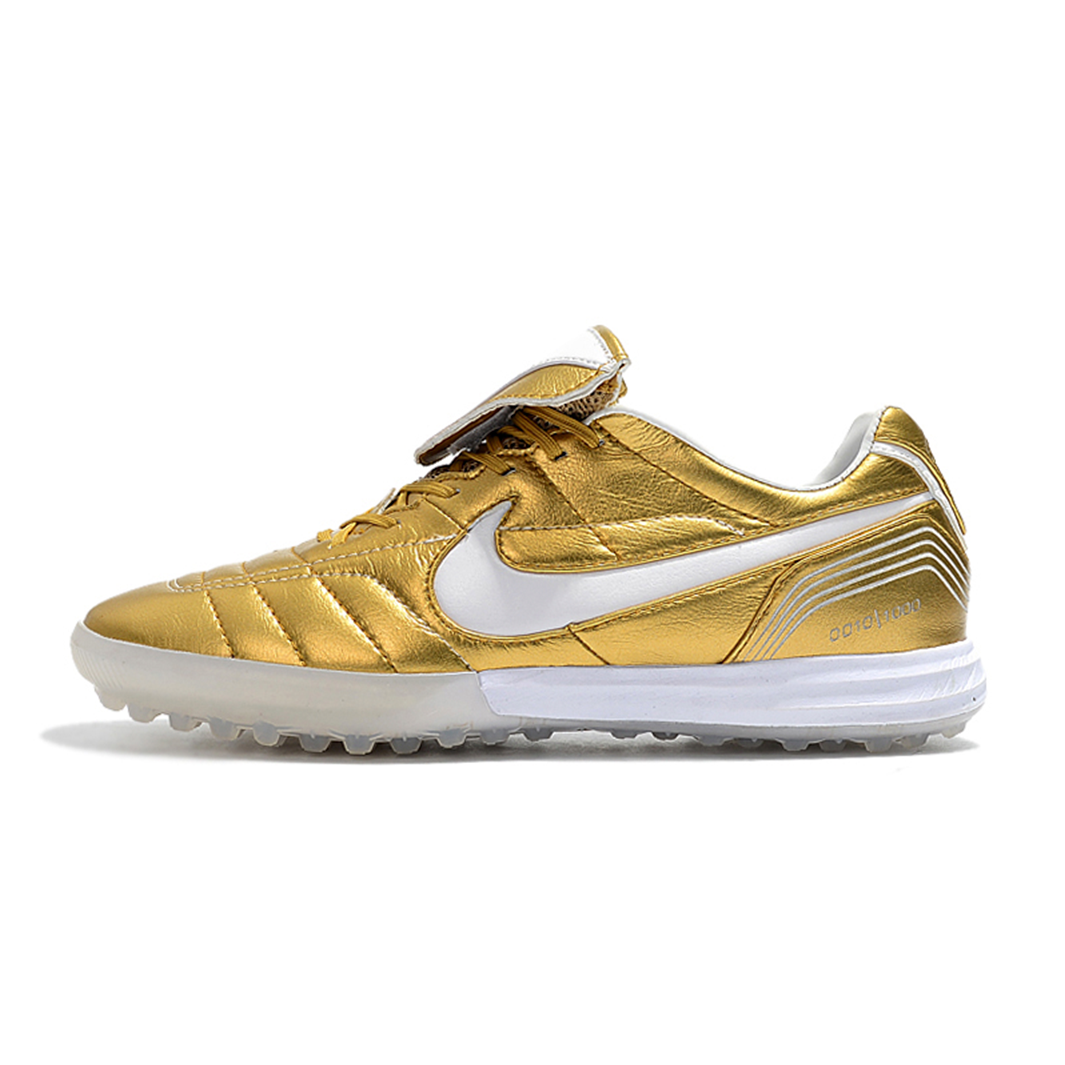 Chuteira Nike Tiempo Legend 7 Elite Society R10 - Gold