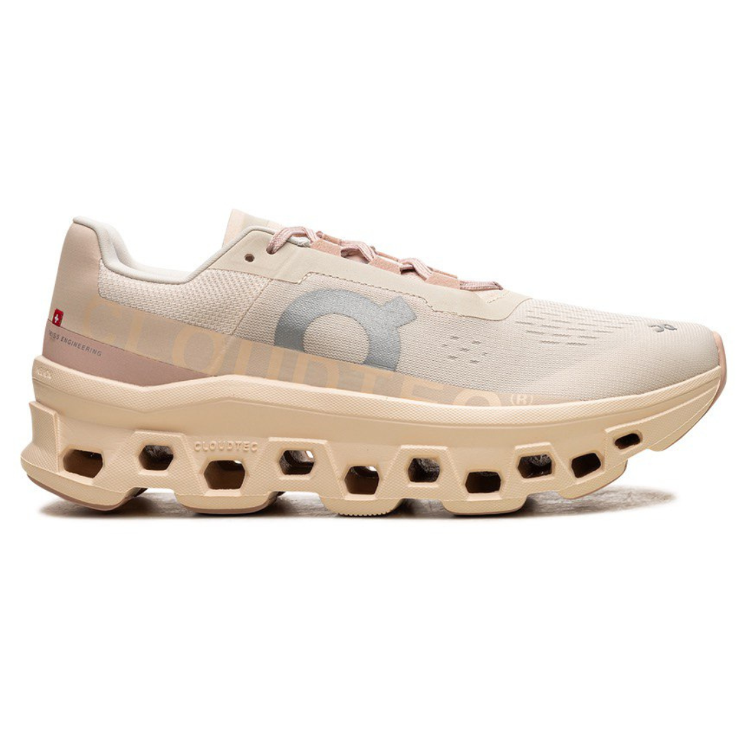 Tênis On Running Cloudmonster WMNS "Moon/Fawn"