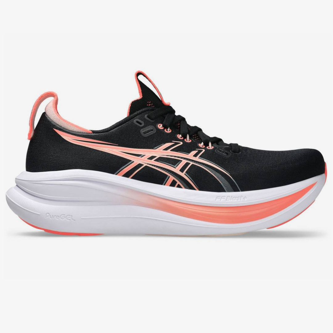 Tênis Asics Gel - Nimbus 28 - Preto/Laranja