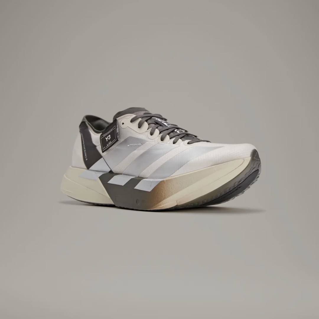Tênis Adidas Adizero Adios Pro 4 Y3 Bege/Preto/Cinza