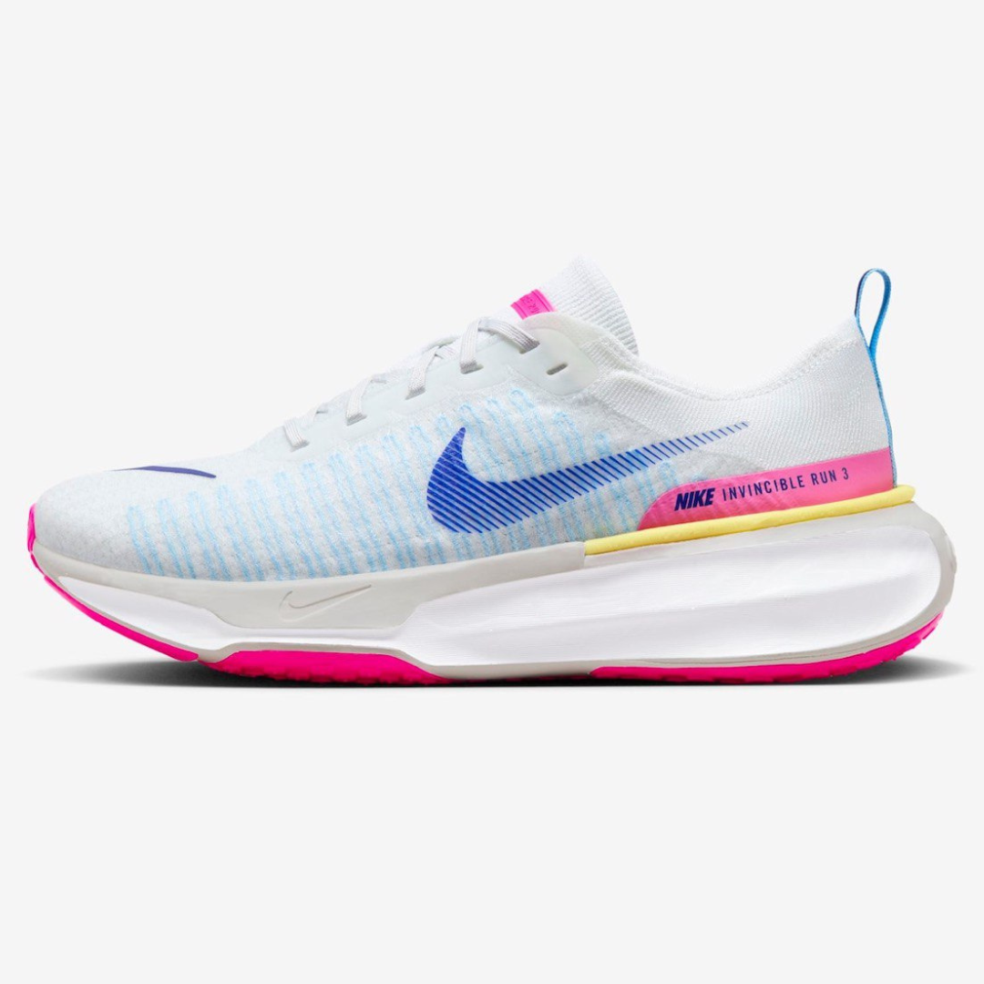 Tênis Nike Invincible Run 3 Branco Rosa