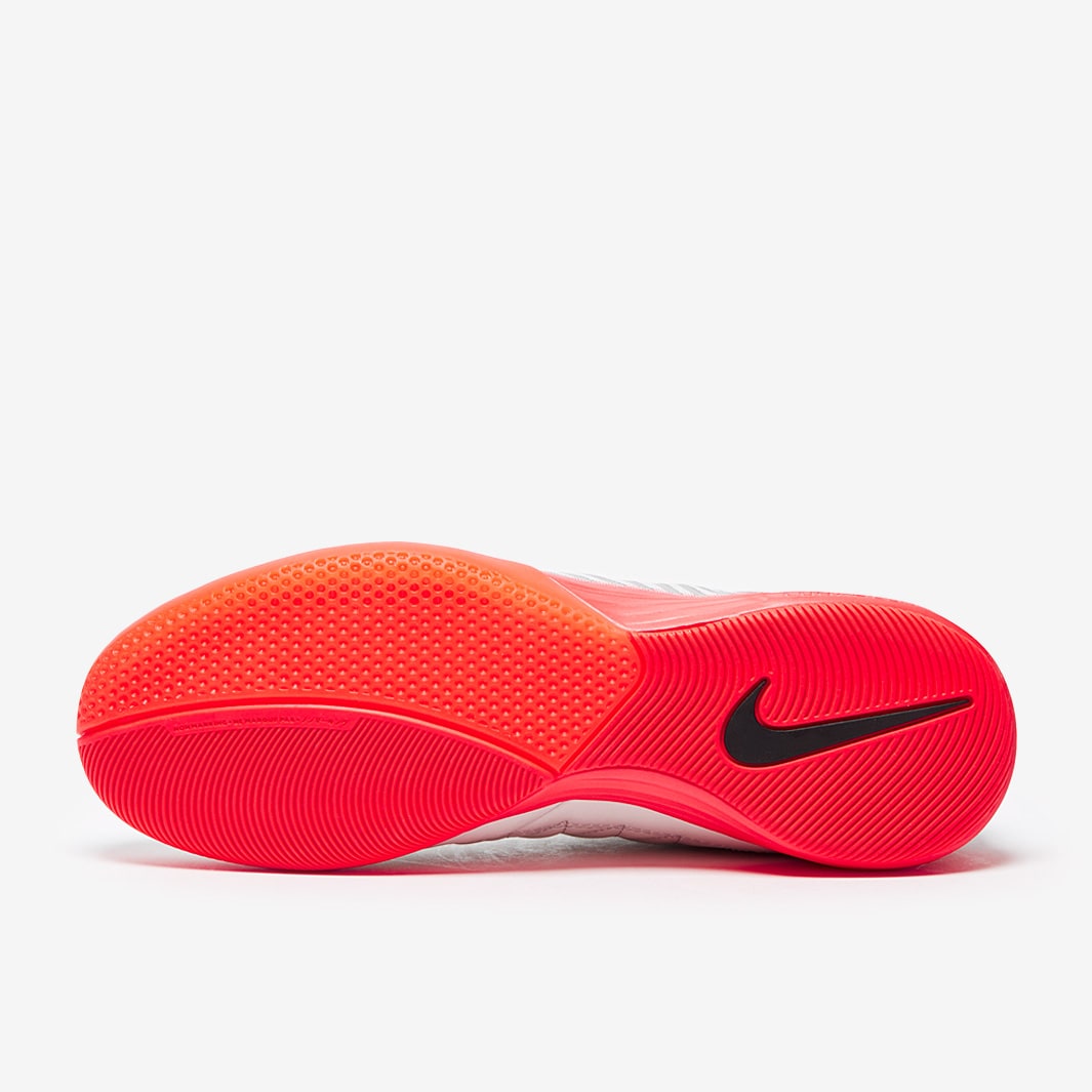 Chuteira Nike Lunar Gato 2 Futsal - Platinum Tint/Black/Bright Crimson
