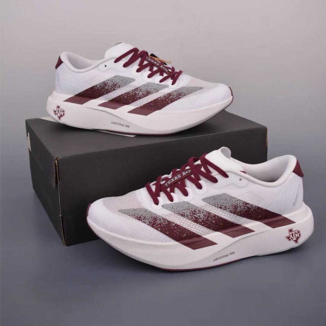 Tênis Adidas Adizero EVO SL - Branco/Vermelho Vinho