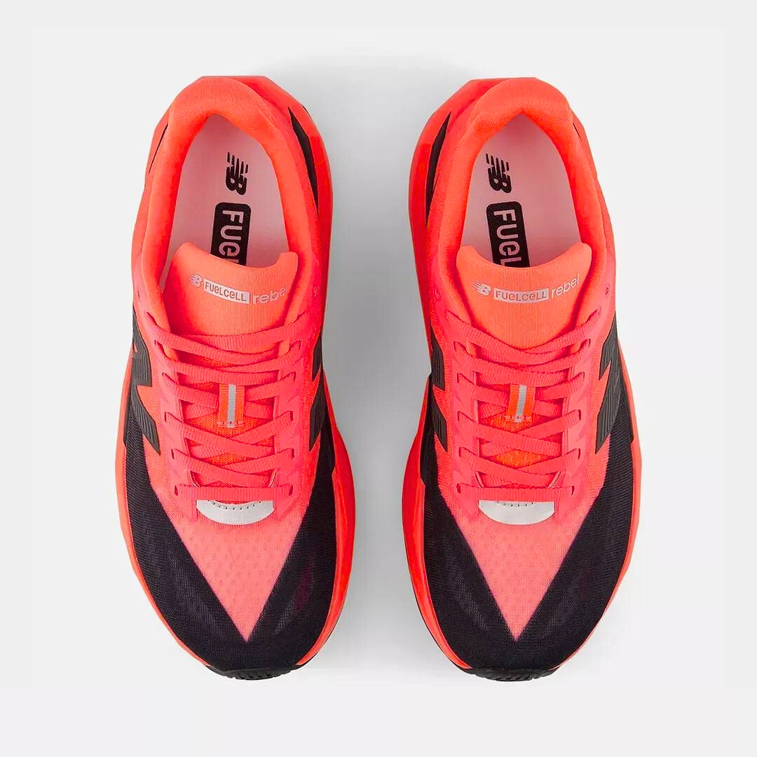 Tênis New Balance Fuelcell Rebel V5 - Urgent Red Black