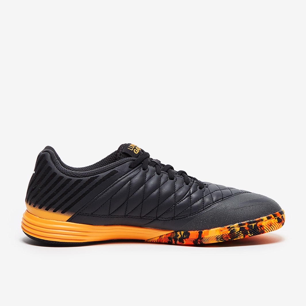Chuteira Nike Lunar Gato 2 Futsal - Gris/Blanc/Orange/Noir