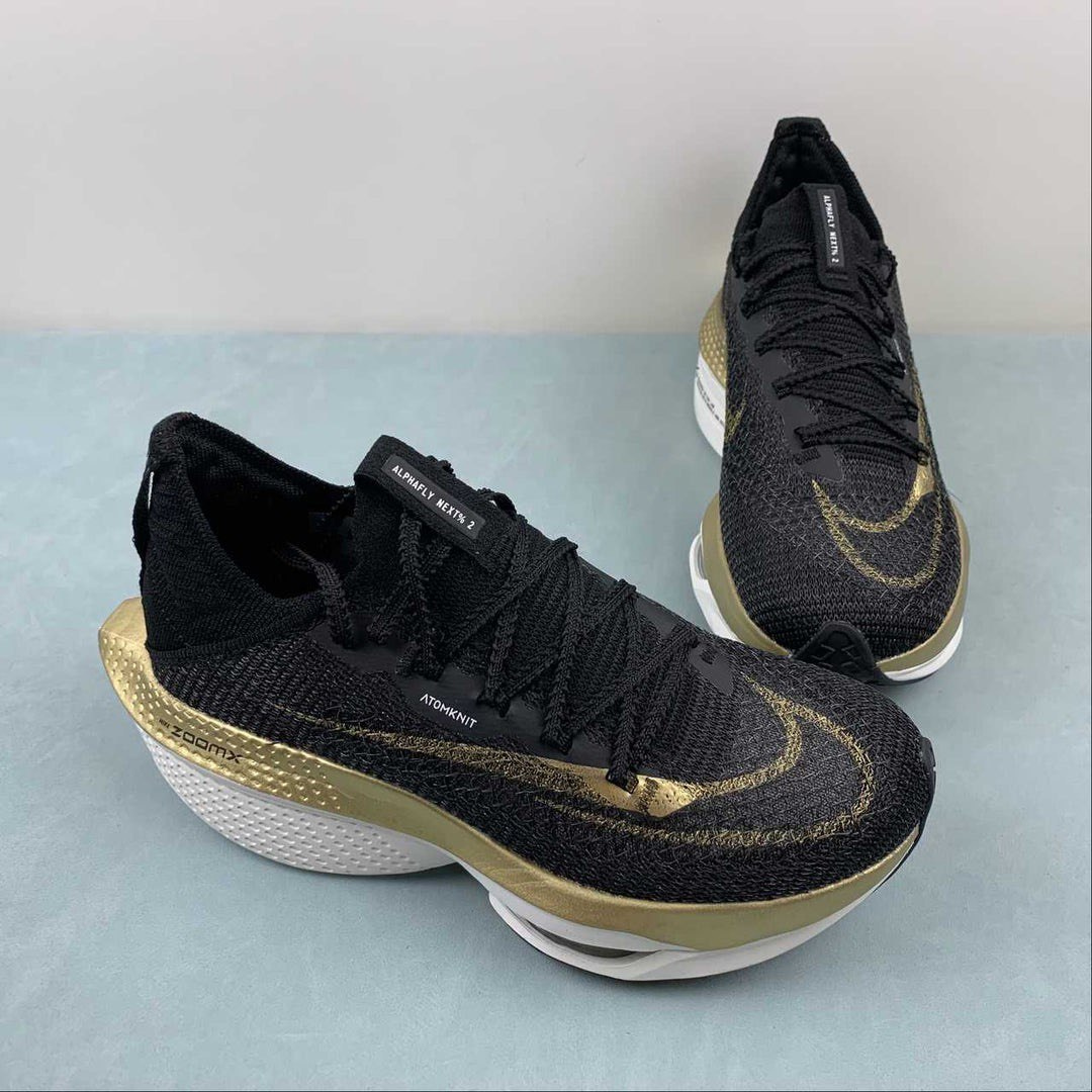 Tênis Nike Air Zoom Alphafly Next%2 - Preto/Dourado