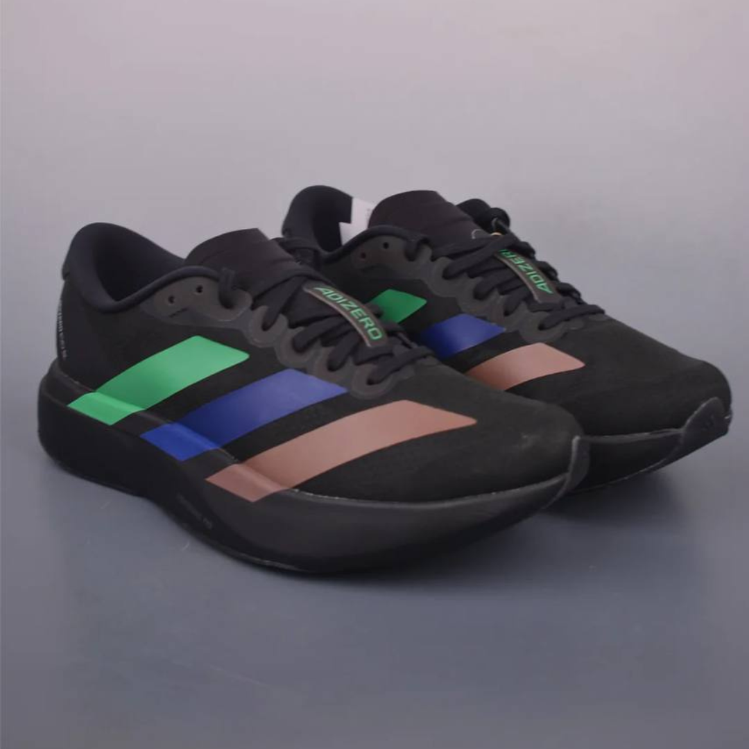 Tênis Adidas Adizero EVO SL - Preto/Verde/Azul/Marrom