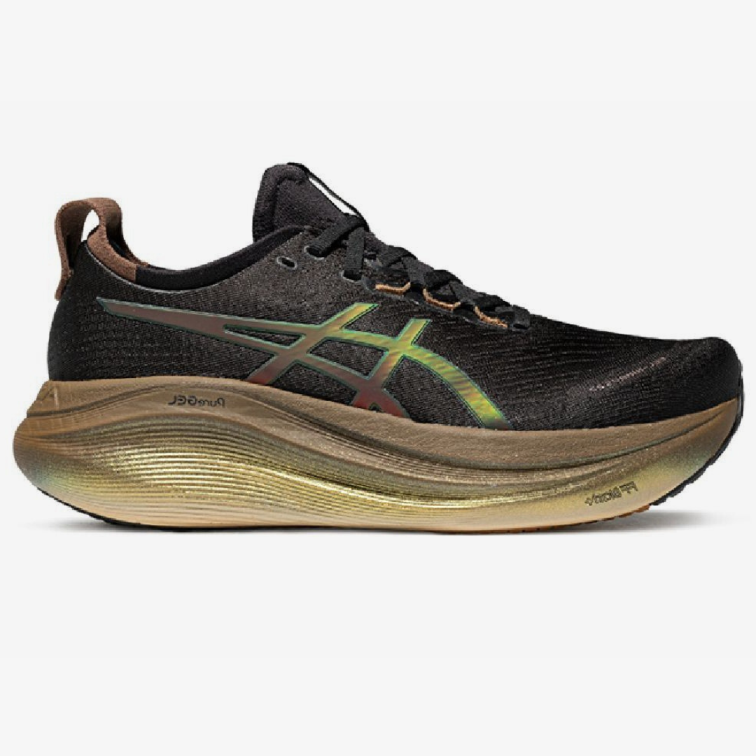 Tênis Asics Gel - Nimbus 27 Platinum - Preto/Dourado