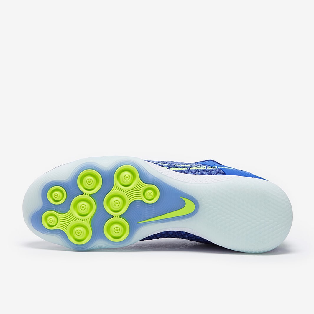 Chuteira Nike ReactGato Futsal - Racer Blue/Volt/Deep Royal Blue/White