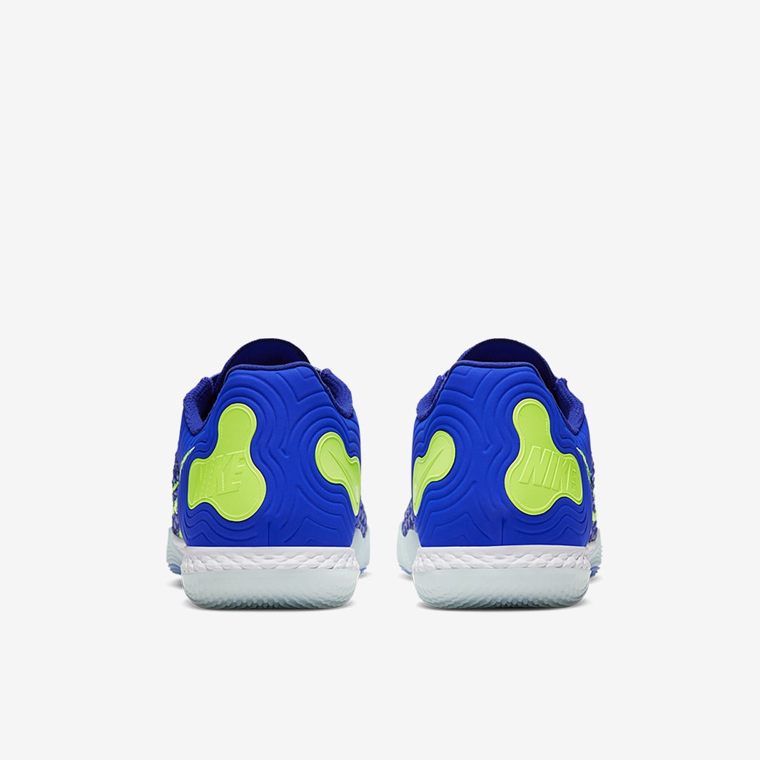 Chuteira Nike ReactGato Futsal - Racer Blue/Volt/Deep Royal Blue/White
