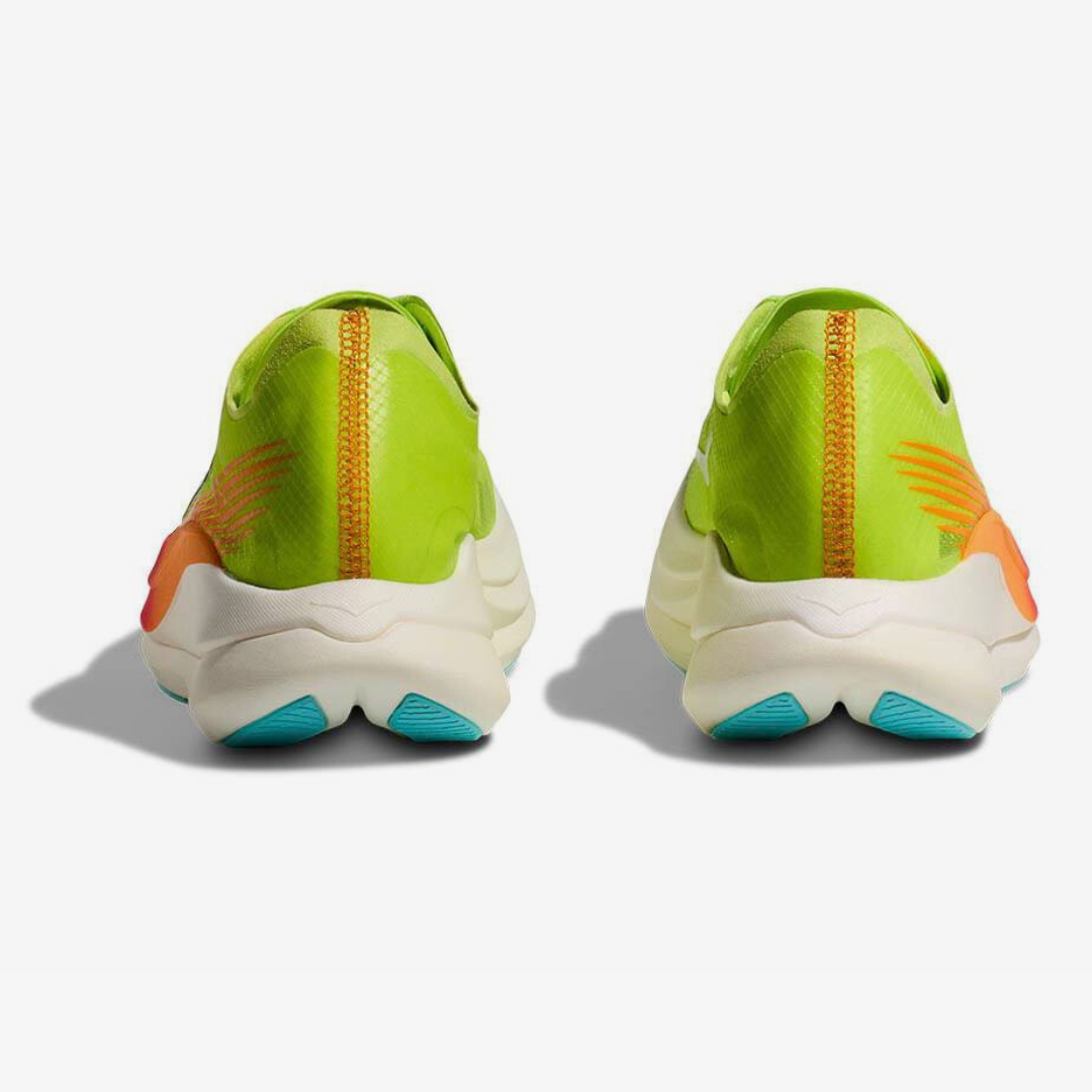 Tênis Hoka Rocket X 2 Unissex - Verde/Laranja