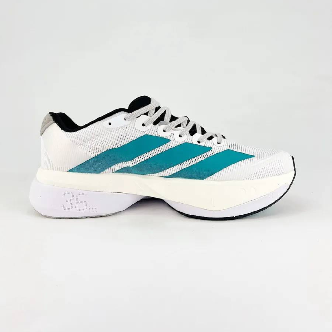 Tênis Adidas Adizero Boston 13 Branco/Verde