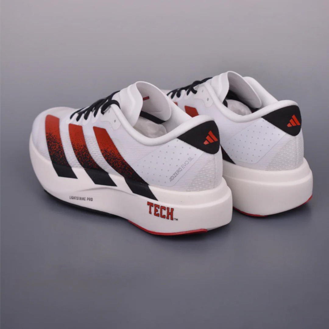 Tênis Adidas Adizero EVO SL - Branco/Preto/Vermelho