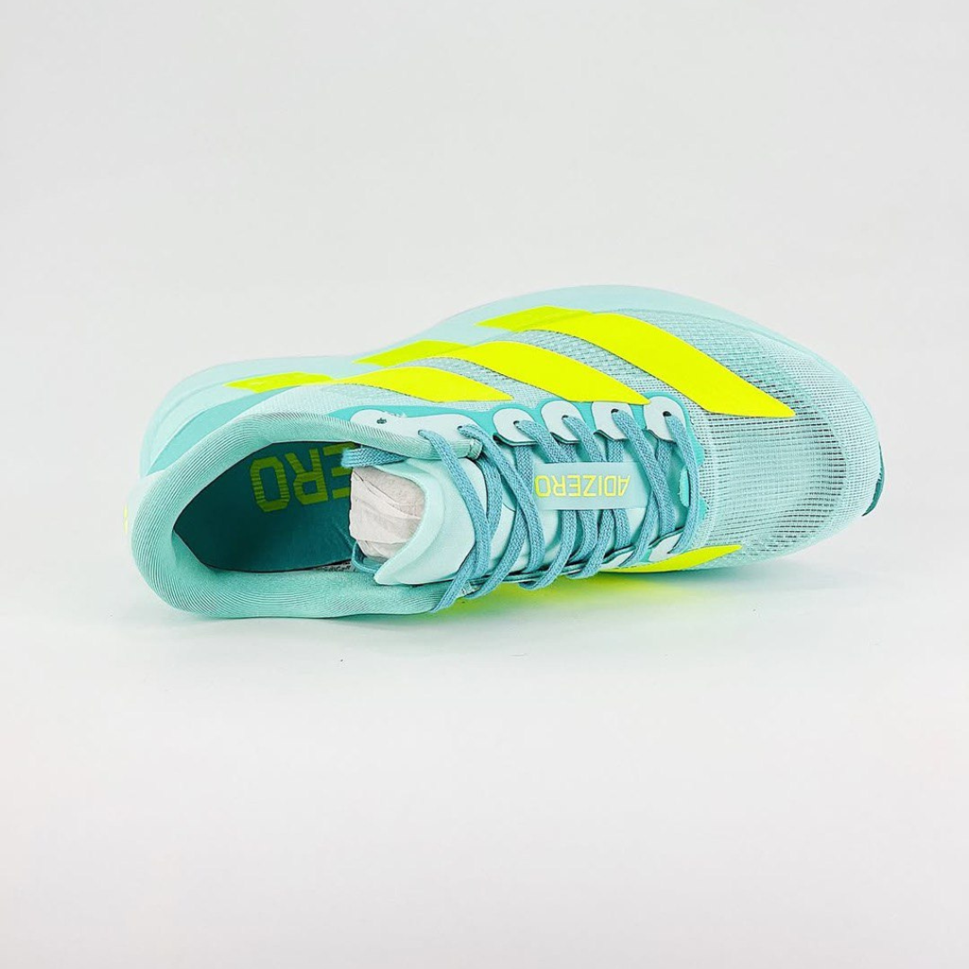 Tênis Adidas Adizero EVO SL - Semi Flash Aqua/Lucid Lemon/Mint Ton