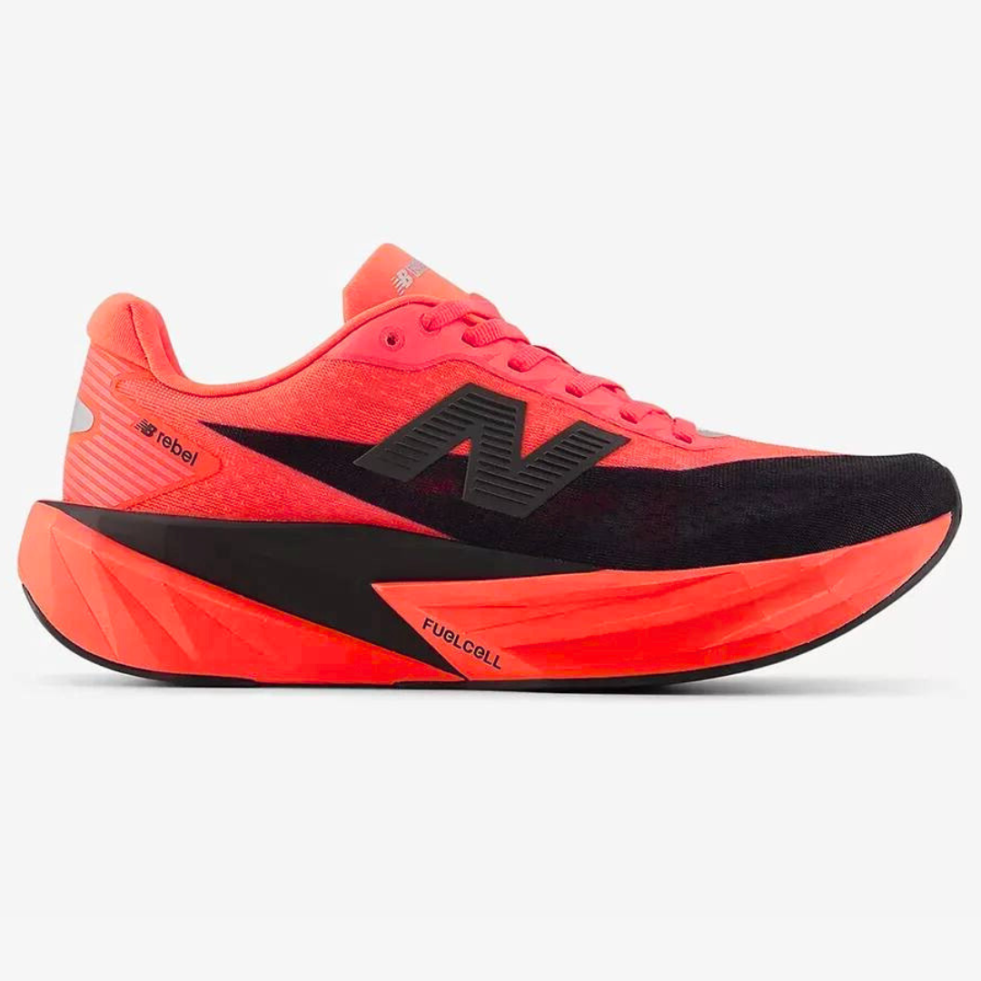 Tênis New Balance Fuelcell Rebel V5 - Urgent Red Black