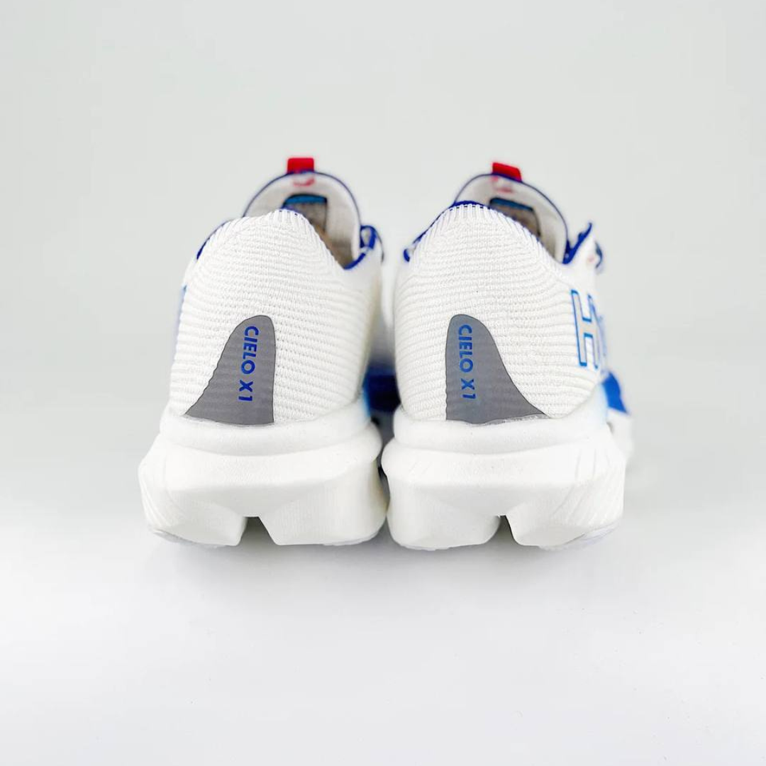 Tênis Hoka Cielo X1 Unissex - White/Virtual Blue