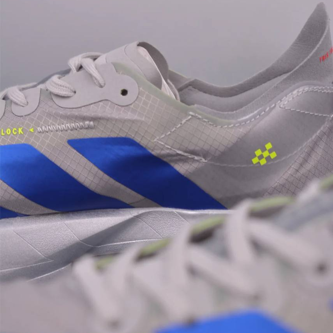 Tênis Adidas Adizero Adios Pro 4 Cinza Metálico/Azul